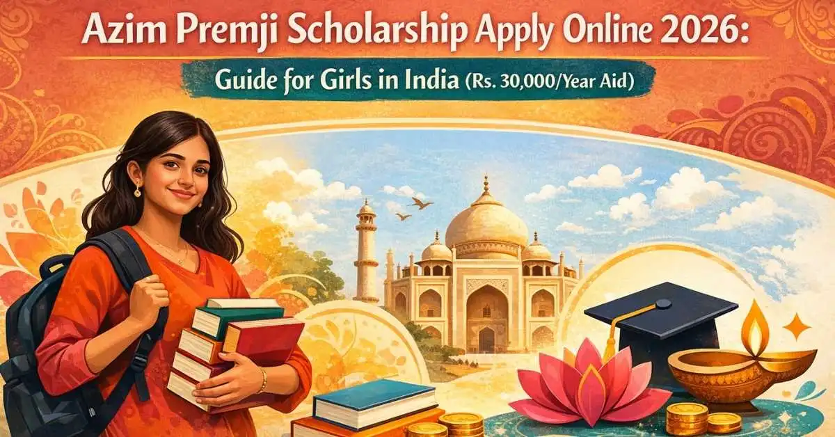 Azim Premji Scholarship Apply Online 2026 Guide for Girls in India (Rs. 30,000Year Aid)
