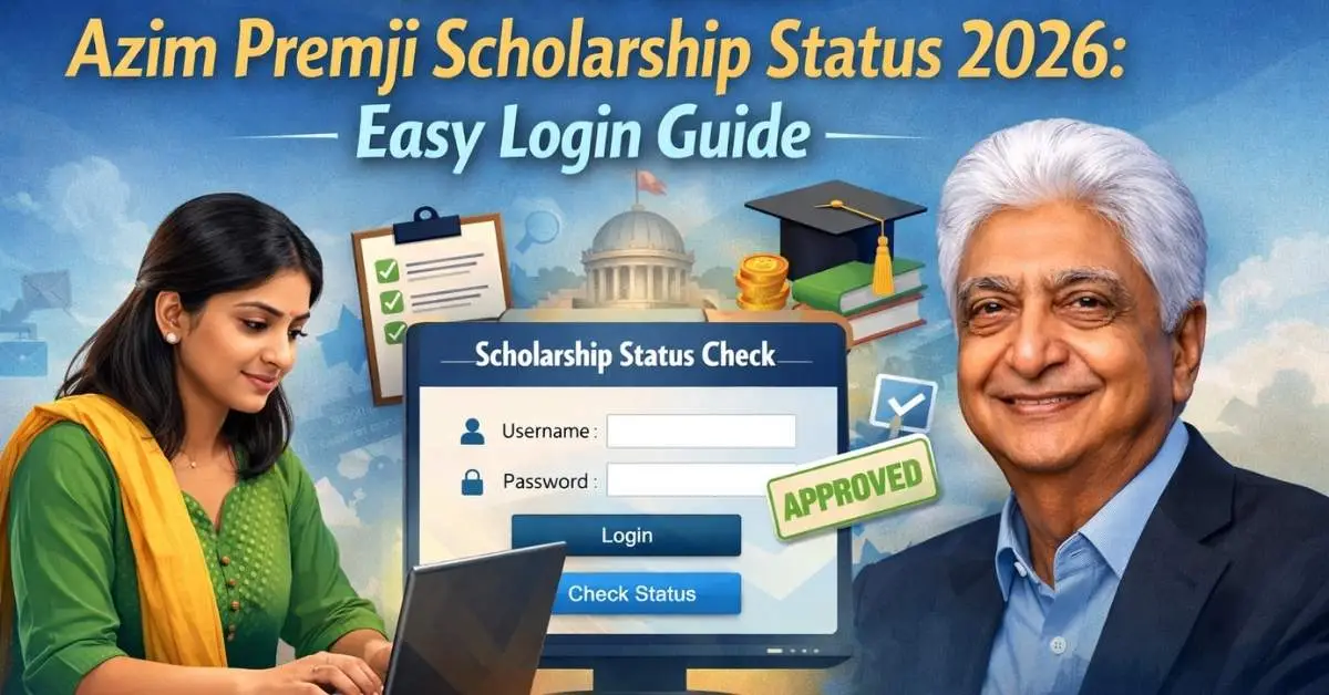 How to Check Azim Premji Scholarship Status 2026 Easy Login Guide